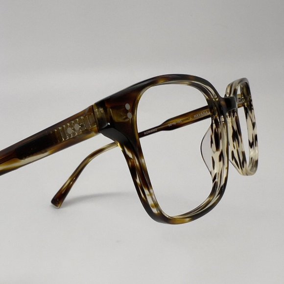 Lazzaro Romano Havana Men's Square Full Eyeglass Frames Brown Tortoise 52-18-145 - Picture 2 of 10